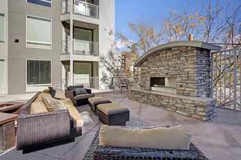 Sun deck and hot tub